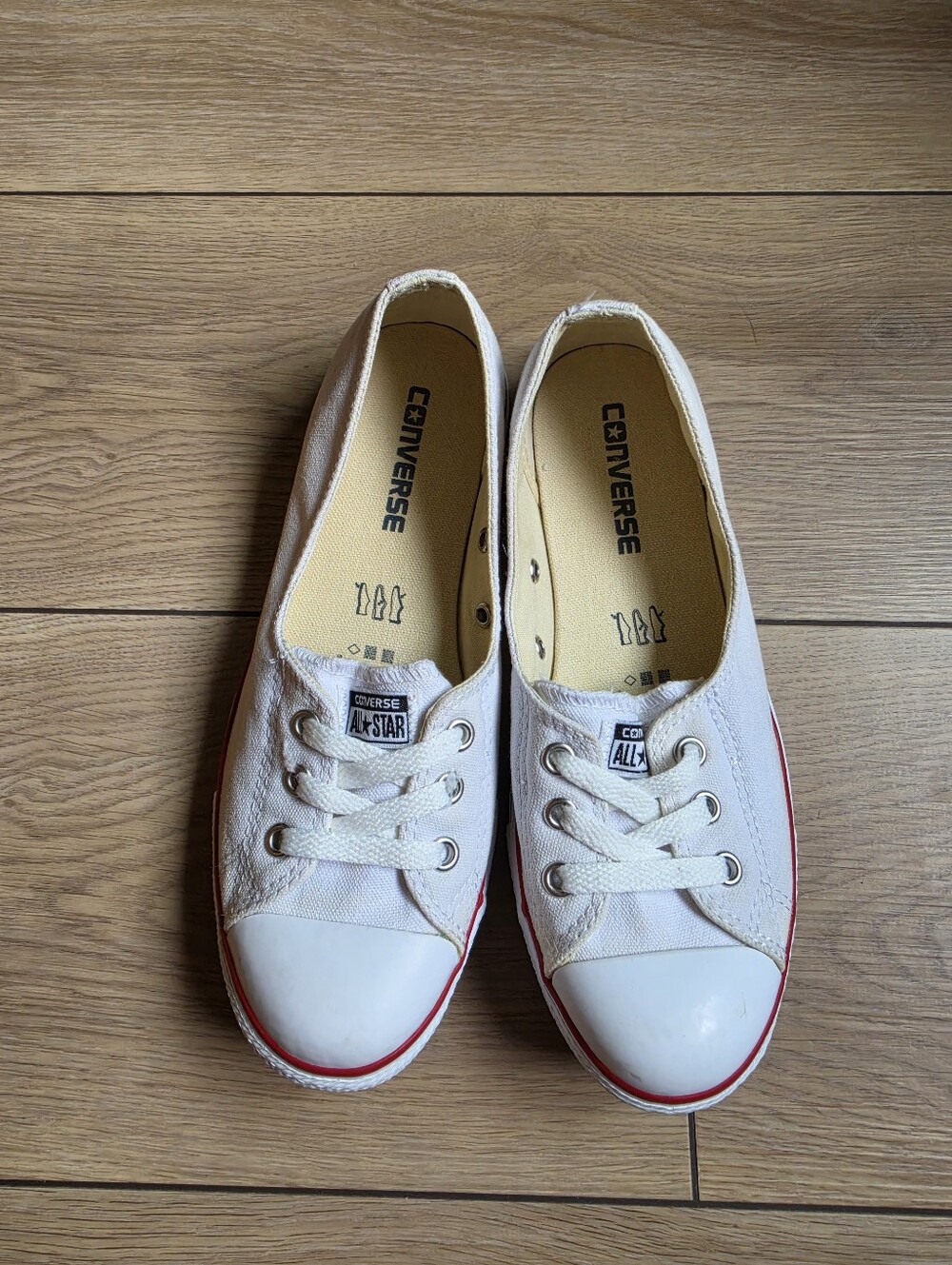 Converse CTAS Ballet Lace Slip Sneakers Size 7